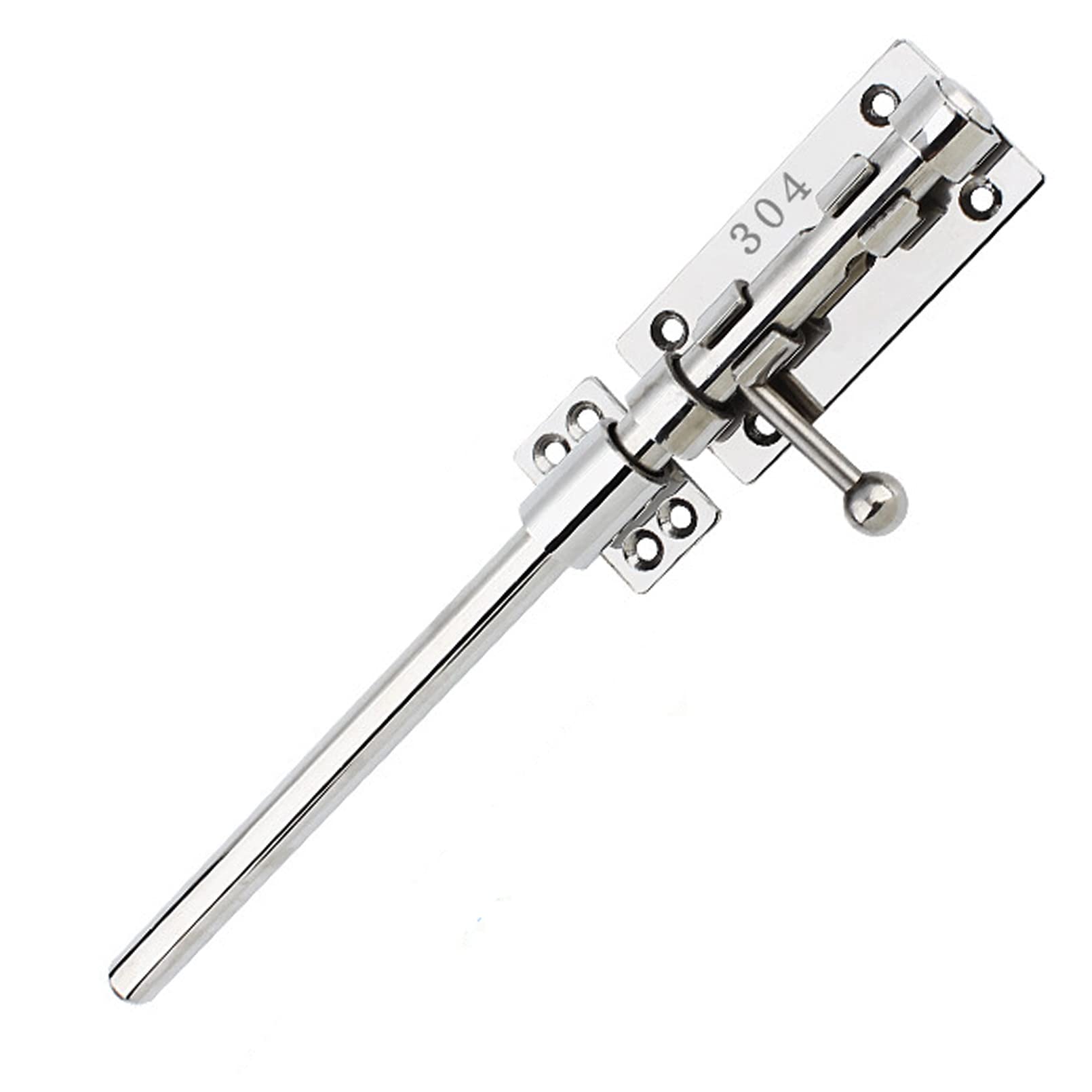 12in Slide Bolt Gate Latch 304 Stainless Steel