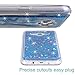 Voberry Glitter Crystal Clear Shockproof Case Bling Cover For Samsung Galaxy J7 2015 (Blue)