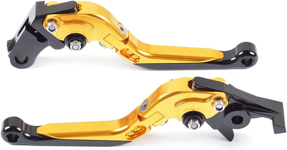 Tencasi Gold Foldable Extendable Adjustable Brake Clutch Lever for Honda CBR1000RR / FIREBLADE 2008 2009 2010 2011 2012 2013 2014 2015 2016