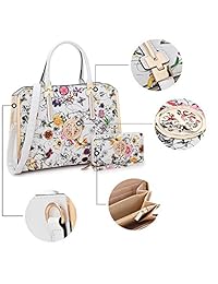 Bolso de mano para mujer con asa superior estructurada