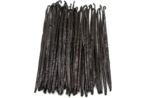 10 Madagascar Vanilla Beans - Grade A Making Pure Vanilla Extract for Chefs, Great for Baking 5''-7'' NON -GMO(Pack of 1)