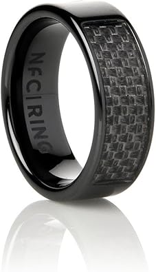 Nfc Ring Unisex Ceramic Programmable Smart Ring Eclipse Amazon Co Uk Jewellery