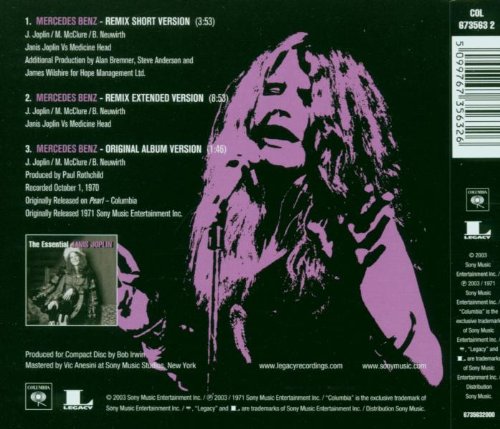 Joplin Janis Mercedes Benz Amazon Com Music
