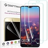 SUPTMAX Screen Protector for Huawei P20 Pro [FULL COVERAGE] Huawei P20 Pro TPU Film [BUBBLE FREE] Huawei P20 Pro Screen Cover
