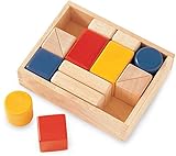 Wonderworld First Sound Blocks Toy - Shape Sorting Cube - Creative Musical Tone Blocks Set