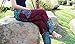 Banjamath®? Women's Smocked Waist Harem Hippie Boho Yoga Palazzo Casual Pants (M, Mandala Red)