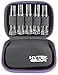 Essential Oil Carrying Case Holds 10 Bottles Perfect for Roller Bottles 5ml - 10ml Multiple Colors! (1 Pack, Purple)