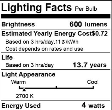 HOLA LED Bug Light Bulbs Mosquito Repellent Light, Pest Control Light No Blue Light, 4W Vintage LED Filament Decorative Lights for Home Indoor Outdoor, Baby Safe, Amber Yellow Light, E26, 2 Pack