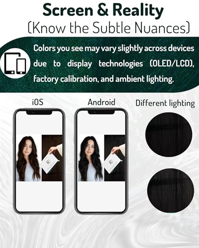 RUNATURE Brown Human Hair Straight Real Hair Bundles Straight Human Hair Weave 100g #2 Darkest Brown Natural Hair Extensions Curtain Hair Extensions Human Hair 22 Inch