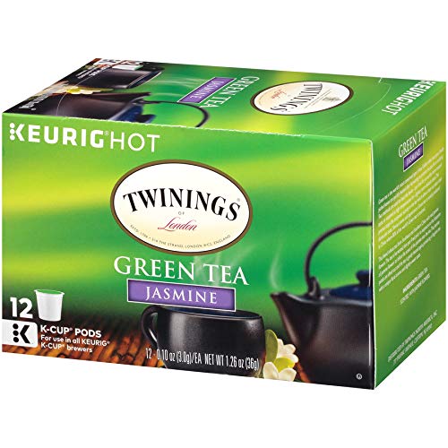 Twinings Jasmine Green Tea KCup Pods for Keurig, Infused with Fragrant