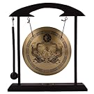 Zen Art Brass Feng Shui Desktop Gong by Asian Home