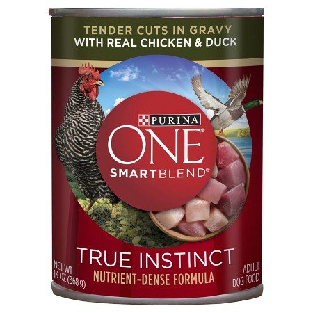 PURINA ONE TRUE INSTINCT TENDER CUTS IN GRAVY – REAL CHICKEN & DUCK 13OZ (PACK OF 3)