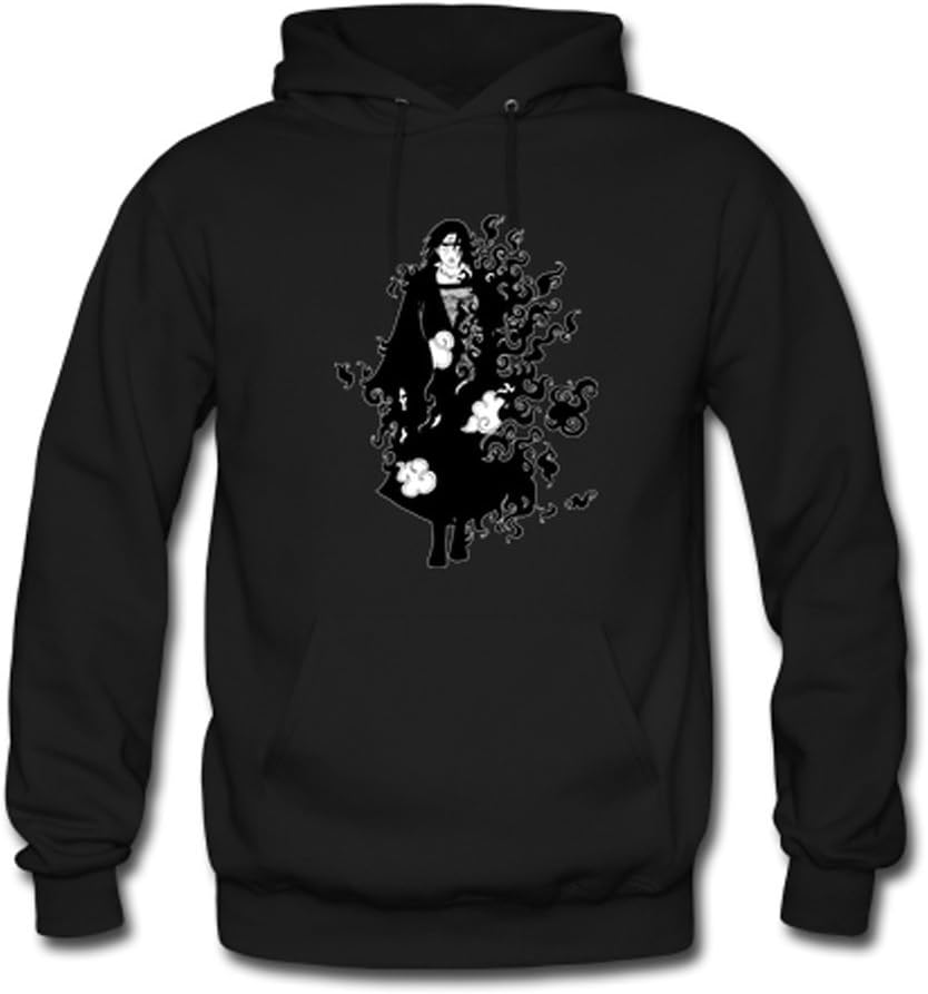 HJGBEDS Boy Mens Japan Anime Naruto Itachi Uchiha Gildan Hoodie Sweat Coat