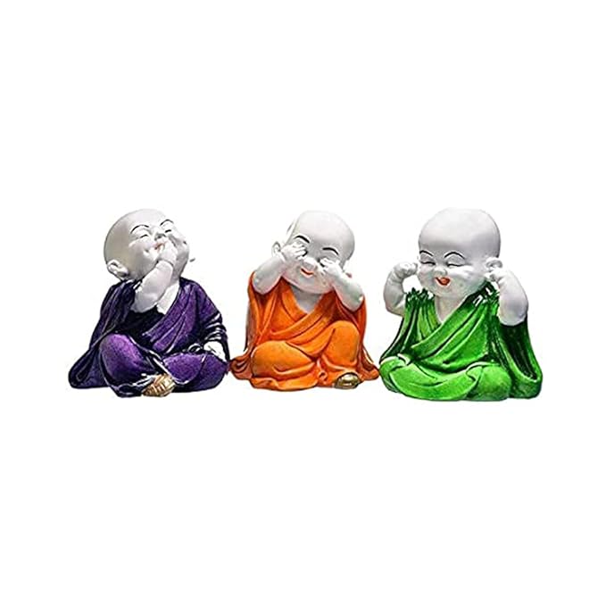 Buy Big Size Little Baby Laughing Monk Statue for Home Online at Low