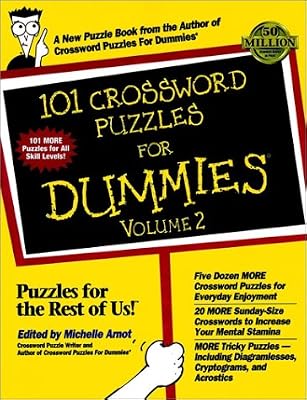 101 Crossword Puzzles For Dummies Michelle Arnot 0785555551107