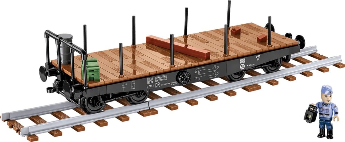 COBI Schwerer Plattformwagen Type SSYS, Brown,gray