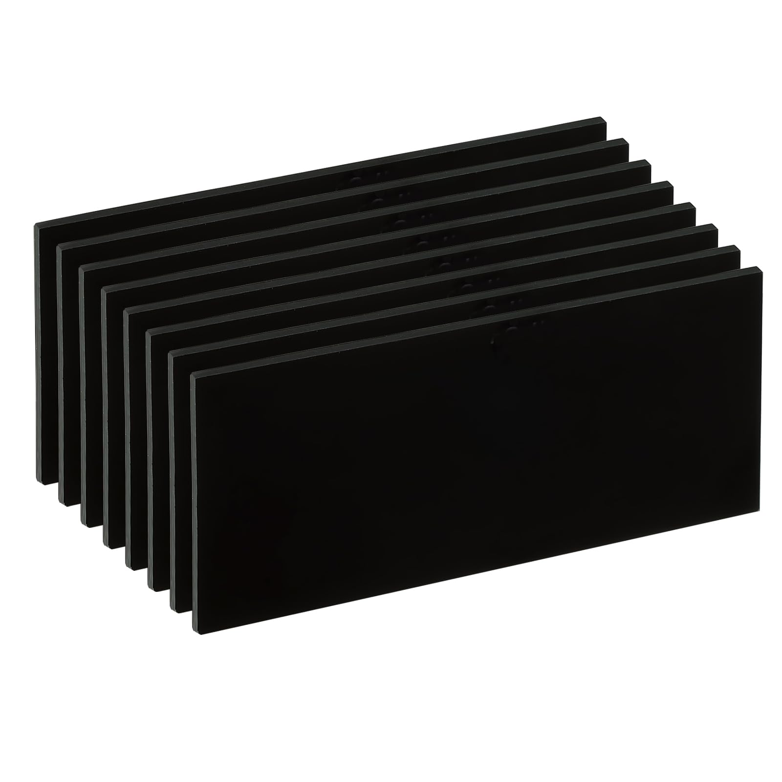 PATIKIL Welding Len Shade 8 Glass 4.25"x 2", 8 Pack Hardened Glass Black Darkening Filter Plates Covers Replacement for Weld Helmet Hood
