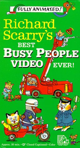 Richard Scarry's Best Busy People Video Ever!: (Kids First Award winner) [VHS]