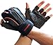 Workout Exercise Gloves for Gym Weightlifting & Crossfit Training - Bodybuilding Gloves for Men & Women W. Wrist Strap Support - Breathable Comfort Workout Gloves for Physical Fitness (Orange, Large)