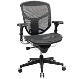 WorkPro Quantum 9000 Series Ergonomic Mid-Back Mesh/Mesh Chair, Black