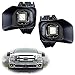 iJDMTOY LED Pod Light Fog Lamps Compatible With 2011-16 Ford F250 F350 F450 Super Duty, Incl (2) 20W High Power LED Cubes, Foglight Bezel Covers, Fog Location Mount Brackets & Switch Wiring