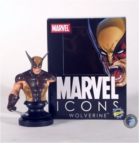 Wizard Exclusive Marvel Icons: Wolverine 'Brown Costume' Variant Bust Wizard World Texas 06 Exclusive