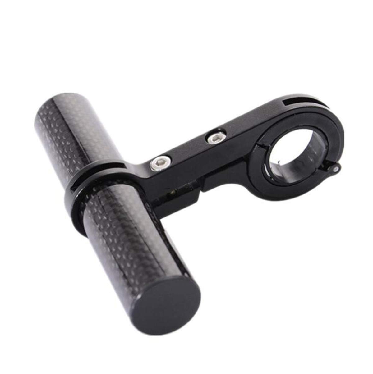 ETOPARS Bike Handlebar Extender Carbon Fiber Single Clamp Extension Mount Holder With Aluminum Alloy Bracket Space Saver