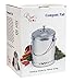 Chef's Star Stainless Steel Kitchen Compost Bin for Counter Top or Under Sink, 1 Gallon Small Food Waste Container Bucket with Lid, Indoor Composter for Countertop, Trash Pail with Charcoal Filter