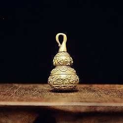 Yisinar Good Lucky Charms,Lucky Gourd Keychain With