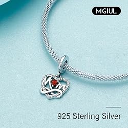 MGIUL Mom Infinite Love Heart Charm for Women