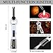 Electric Arc USB Lighter – OBOR Touch Sensor Rechargeable Flameless Windproof Long Candle Plasma Lighter with Flashlight and Bottle Opener for Household Outdoor Camping Cooking Grill BBQ (White)thumb 2