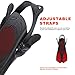 CAPAS Snorkel Fins, Swim Fins Travel Size Short Adjustable for Snorkeling Diving Adult Men Women Kids Open Heel Swimming Flippers