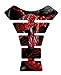 Venom Red Snake SKull 3d Gel Motorcycle Gas Tankpad Kawasaki Ninja ZX Suzuki GSXR Honda CBR Yamaha YZF Triumph Motorcycle TanK pad Decal Sticker