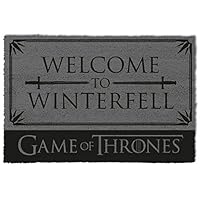 1art1 Game of Thrones Door Mat Floor Mat - Welcome to Winterfell (24 x 16 inches)