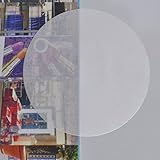 Frosted Clear Translucent 1.5" Circle Wafer Seal