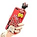 CASESOPHY Red Minnie Mouse with Doll Cover for iPhone 7plus 8plus Large Size 5.5 Screen Soft TPU Gel 3D Cartoon Slim Shockproof Protective Cool Fun Lovely Cute Fashion Hot Gift Girls Teens Kids
