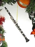 Black Music Clarinet Musical Instrument Ornament NEW