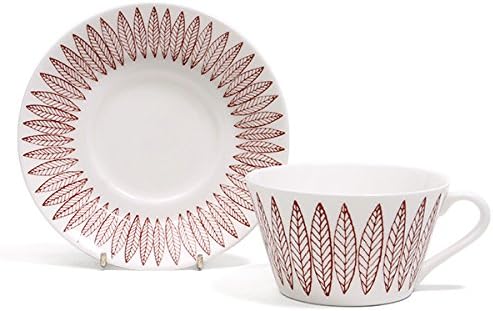 GUSTAFSBERGグスタフスベリリンドベリ SALIXサリックスREDティーカップソーサー5010090400