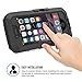 iPhone 6 Case, TETHYS Movee iPhone 6 Waterproof Case [Black] - Protective Rugged Apple iPhone 6 6S Cases Hard Cover 4.7