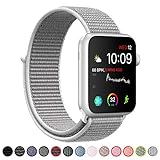 SYRE Compatible with Apple Watch Band Series 4/3/2/1 38mm 40mm 42mm 44mm, Lightweight Breathable Nylon Sport Band Replacement iWatch Series 4, Series 3, Series 2, Series 1