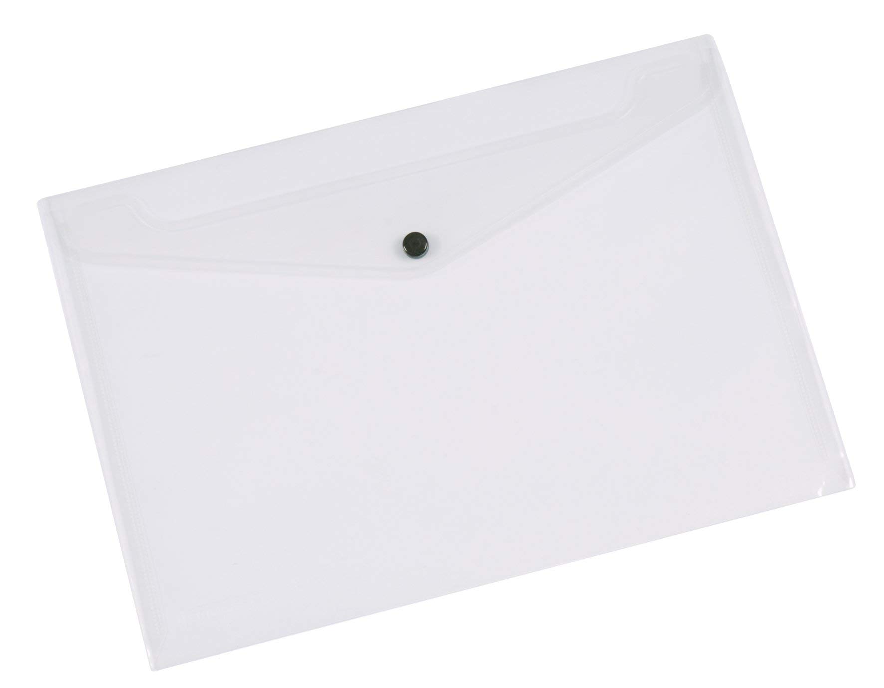 Q-Connect Polypropylene Document Folder A5 Clear (Pack of 12) KF02470