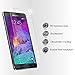 iloome New Samsung Galaxy Note 4 ScreenMate Light 0.10 mm thickness Real Tempered Glass 9H Hardness Premium Screen Protector with Oleophobic Coating