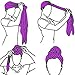 FANS FACE Traditional African Headwrap Headtie Nigerian Scarf Headwear Lots Colors Available