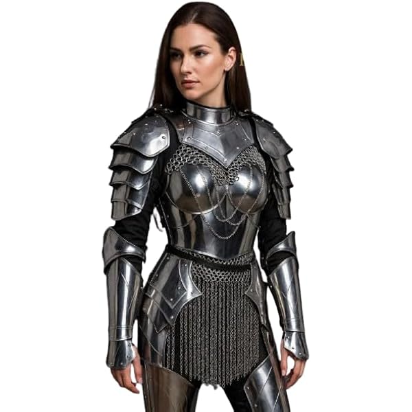 MEDIEVAL KNIGHT 18GA SCA LARP Half Body Armor Costume Cuirasse Burgonet