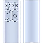 PZL Replacement Remote Control for Dyson Fan AM11 TP01 TP00 - Silver, No Battery, Without Magnetic Function