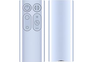 PZL Replacement Remote Control for Dyson Fan AM11 TP01 TP00 - Silver, No Battery, Without Magnetic Function