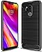 LG G7 ThinQ case,LG G7 Fit Case,LG G7 One Case,LG G7 Case, Sucnakp TPU Shock Absorption Technology Raised Bezels Protective Case Cover for LG G7 Smartphone (Black)