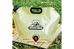 Portable Water Storage Bag, Collapsible Thickened Leak Proof Water Container, Lightweight Foldable Emergency Drinking Water B