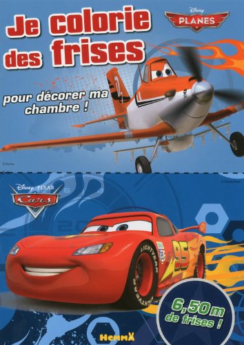 F80064/1 - Disney - Planes - Pixar - Cars - Je colorie des frises pour décorer ma chambre