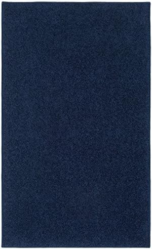 Nance Industries OurSpace Bright Area Rug, 12-Feet by 18-Feet, Midnight Navy Blue